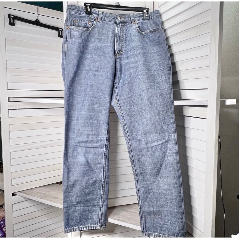 Y2K Banana Republic Straight Leg Women's Jeans Medium Wash Size 12R Vintage EUC!